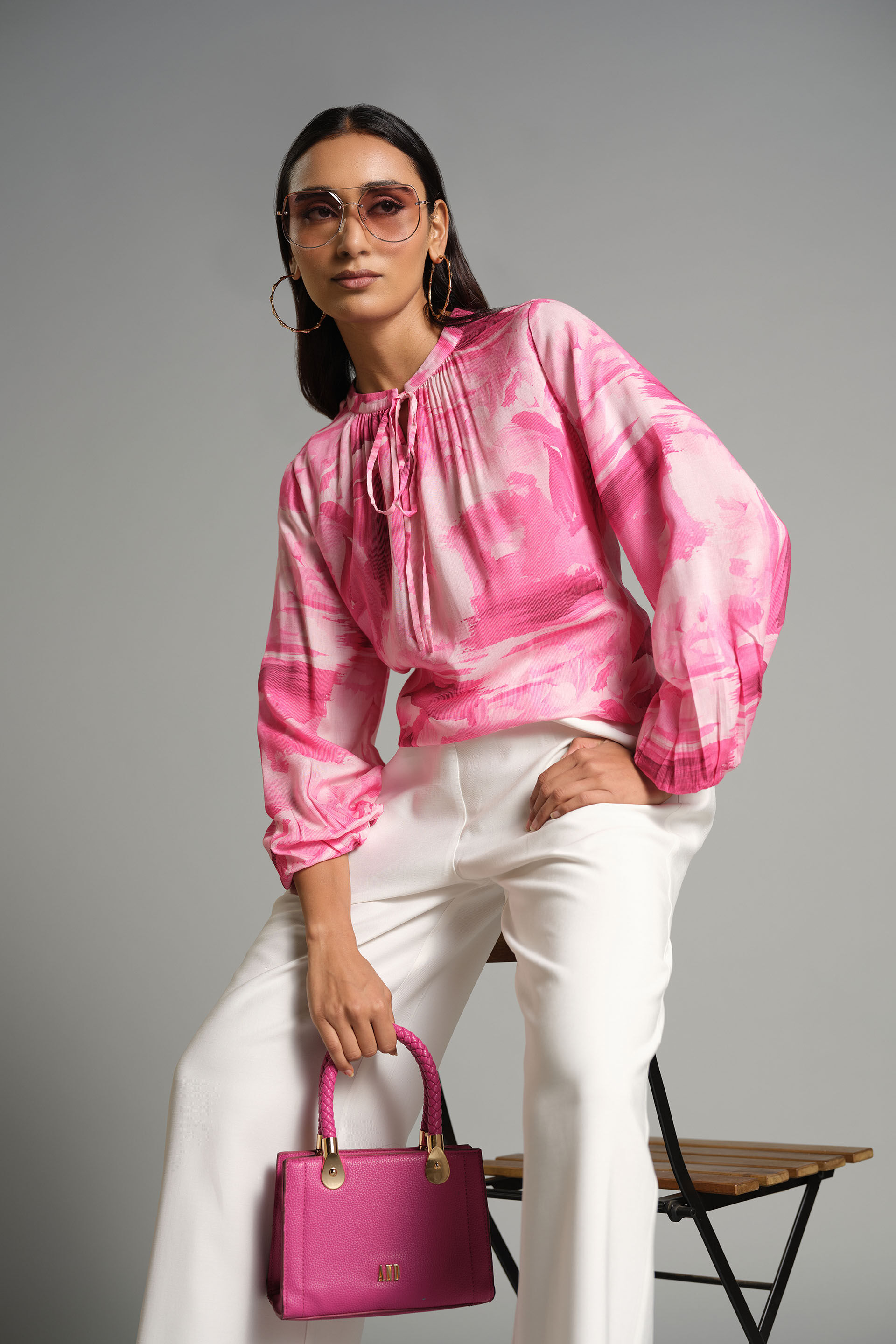 Petal Bloom Top, Pink, image 2